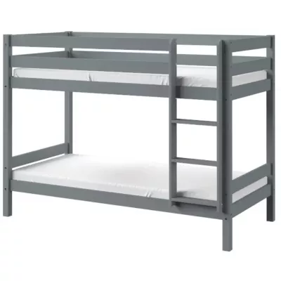 Dětská patrová postel 90x190 ELONDA - antracit