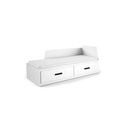 Rozkládací dětská postel 80x200 FRANKLYN - bílá borovice