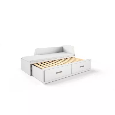 Rozkládací dětská postel 80x200 FRANKLYN - bílá borovice