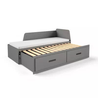 Rozkládací dětská postel 80x200 FRANKLYN - antracit