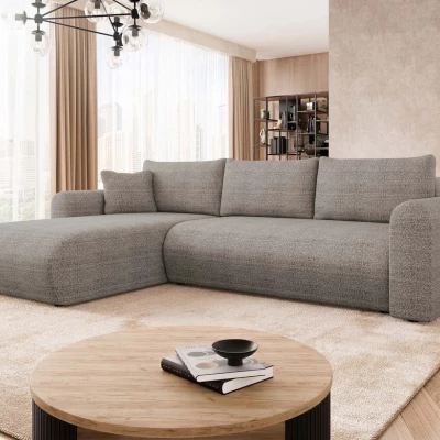 Rozkládací sedačka s úložným prostorem MANASSAS - šedá 2