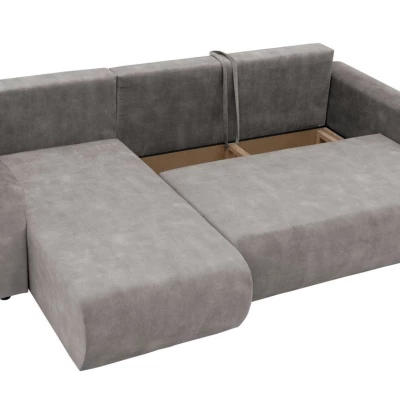 Rozkládací sedačka s úložným prostorem MANASSAS - krémová