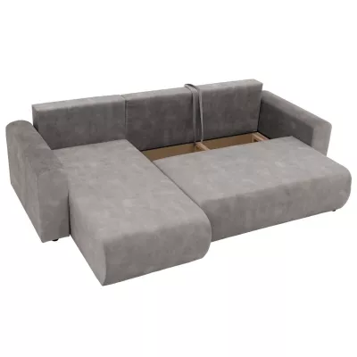 Rozkládací sedačka s úložným prostorem MANASSAS - světlá béžová 1