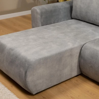 Rozkládací sedačka s úložným prostorem MANASSAS - čokoládová 2