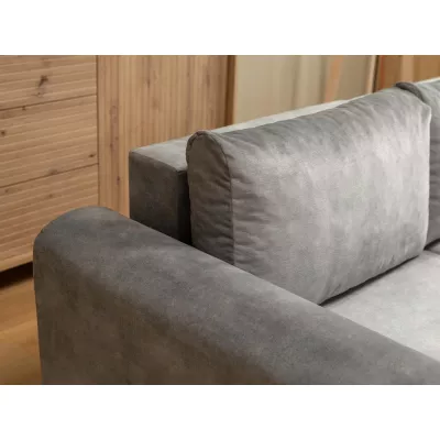 Rozkládací sedačka s úložným prostorem MANASSAS - tmavá modrá 1