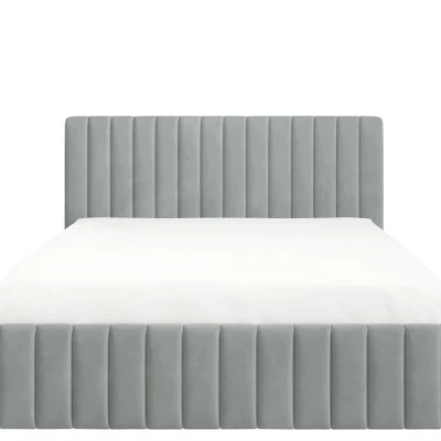 Manželská postel s úložným prostorem 140x200 ONANCOK 1 - šedá