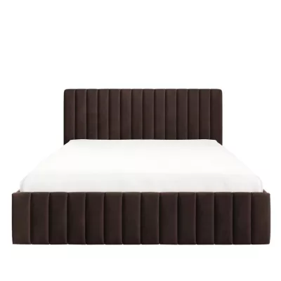 Manželská postel s úložným prostorem 140x200 ONANCOK 1 - hnědá