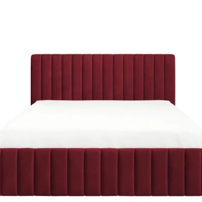 Manželská postel s úložným prostorem 140x200 ONANCOK 1 - červená