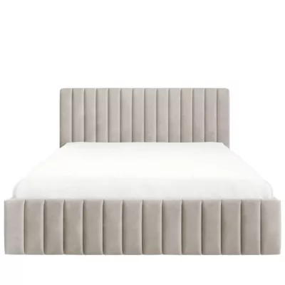 Manželská postel s úložným prostorem 160x200 ONANCOK 1 - latte