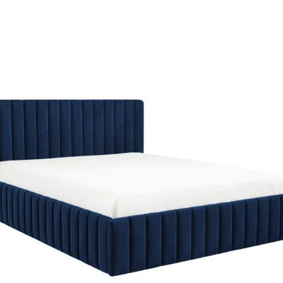 Manželská postel s úložným prostorem 160x200 ONANCOK 1 - modrá