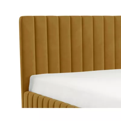 Manželská postel s úložným prostorem 160x200 ONANCOK 1 - latte