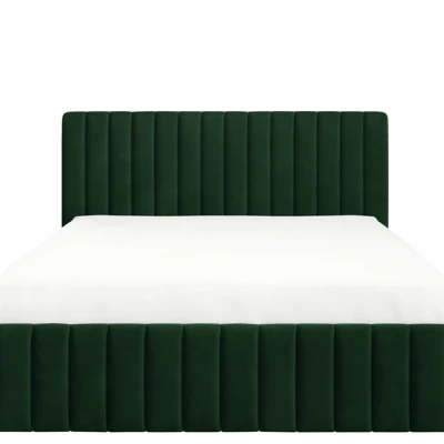 Manželská postel s úložným prostorem 180x200 ONANCOK 1 - zelená