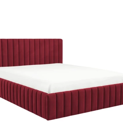 Manželská postel s úložným prostorem 180x200 ONANCOK 1 - červená