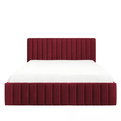 Manželská postel s úložným prostorem 180x200 ONANCOK 1 - červená