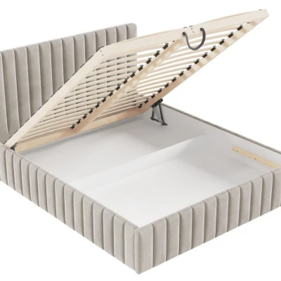 Manželská postel s úložným prostorem 160x200 ONANCOK 1 - červená