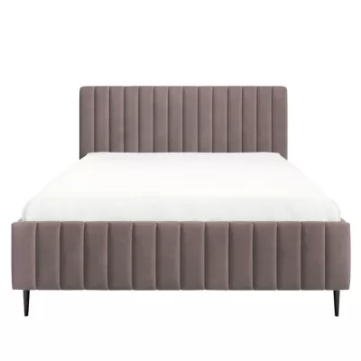 Dvojlůžková postel s úložným prostorem 180x200 ONANCOK 2 - špinavá růžová