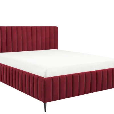 Dvojlůžková postel s úložným prostorem 180x200 ONANCOK 2 - červená