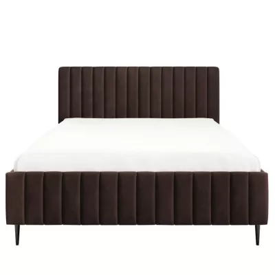 Dvojlůžková postel s úložným prostorem 180x200 ONANCOK 2 - hnědá