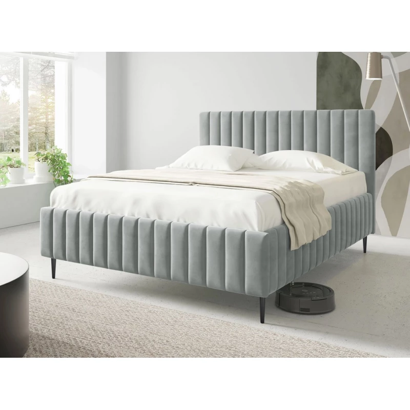 Dvojlůžková postel s úložným prostorem 180x200 ONANCOK 2 - šedá