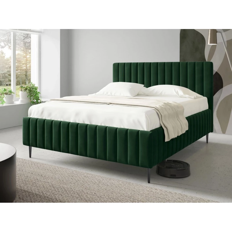 Dvojlůžková postel s úložným prostorem 180x200 ONANCOK 2 - zelená