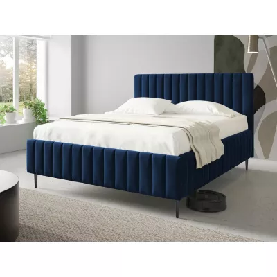 Dvojlůžková postel s úložným prostorem 180x200 ONANCOK 2 - modrá