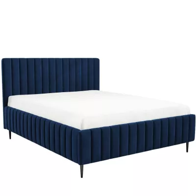 Dvojlůžková postel s úložným prostorem 180x200 ONANCOK 2 - modrá