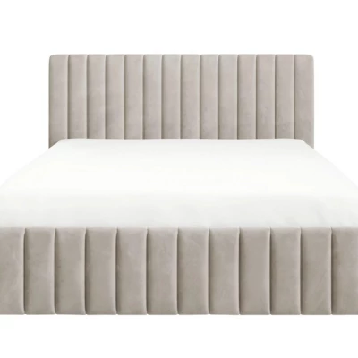 Dvojlůžková postel s úložným prostorem 180x200 ONANCOK 2 - latte