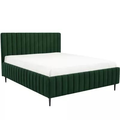 Dvojlůžková postel s úložným prostorem 160x200 ONANCOK 2 - zelená