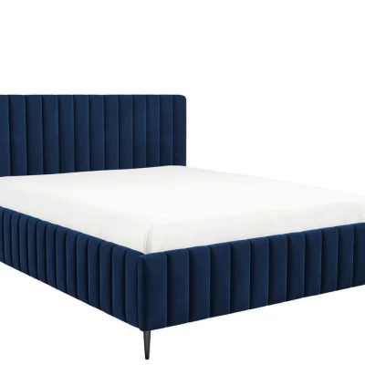 Dvojlůžková postel s úložným prostorem 160x200 ONANCOK 2 - modrá