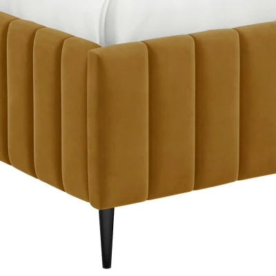 Dvojlůžková postel s úložným prostorem 180x200 ONANCOK 2 - latte