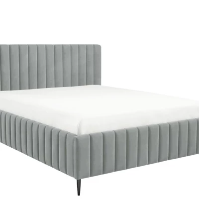 Dvojlůžková postel s úložným prostorem 140x200 ONANCOK 2 - šedá