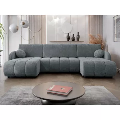 Rozkládací sedačka do tvaru U LEESBURG - tmavá šedá 2