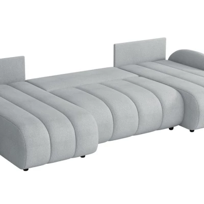 Rozkládací sedačka do tvaru U LEESBURG - hořčicová