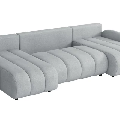 Rozkládací sedačka do tvaru U LEESBURG - hnědá