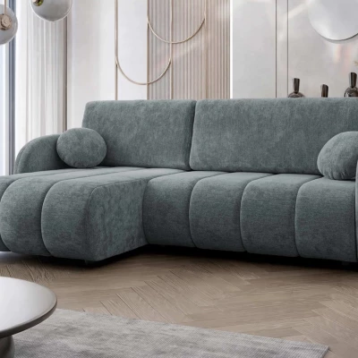 Rozkládací sedačka s úložným prostorem LEESBURG - tmavá šedá 2