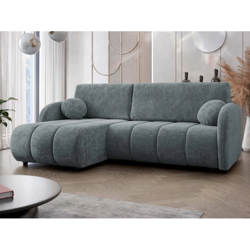 Rozkládací sedačka s úložným prostorem LEESBURG - tmavá šedá 2