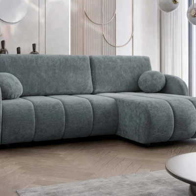 Rozkládací sedačka s úložným prostorem LEESBURG - tmavá šedá 2