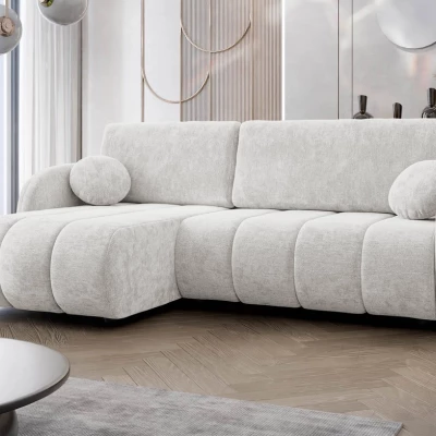 Rozkládací sedačka s úložným prostorem LEESBURG - světlá šedá 1