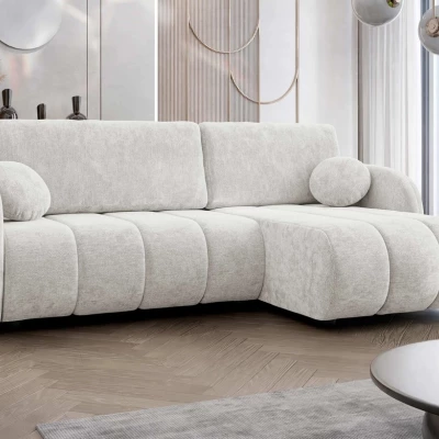 Rozkládací sedačka s úložným prostorem LEESBURG - světlá šedá 1