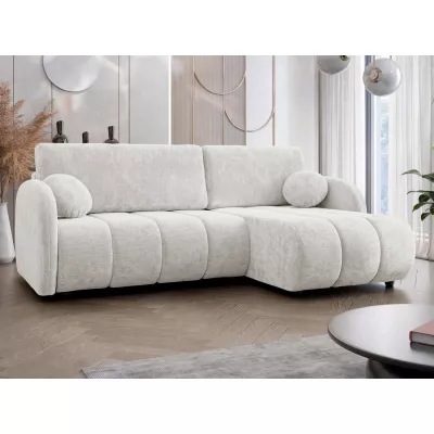 Rozkládací sedačka s úložným prostorem LEESBURG - světlá šedá 1