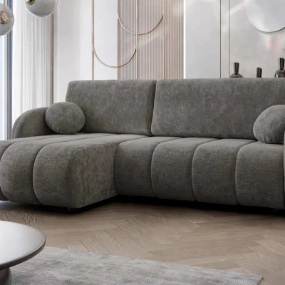 Rozkládací sedačka s úložným prostorem LEESBURG - tmavá šedá 1