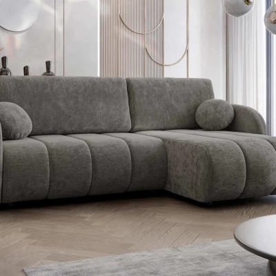 Rozkládací sedačka s úložným prostorem LEESBURG - tmavá šedá 1