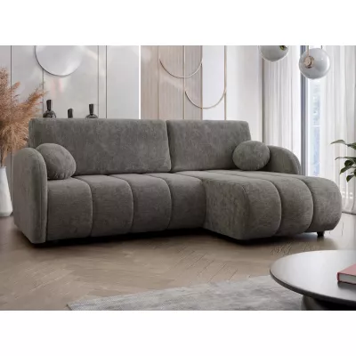 Rozkládací sedačka s úložným prostorem LEESBURG - tmavá šedá 1