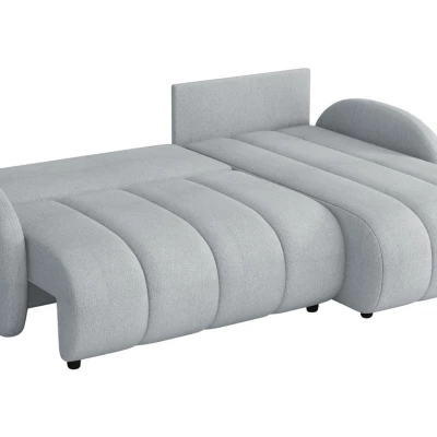 Rozkládací sedačka s úložným prostorem LEESBURG - hořčicová