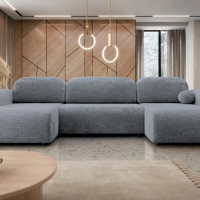 Rozkládací sedačka do tvaru U LACROSSE - tmavá šedá 2