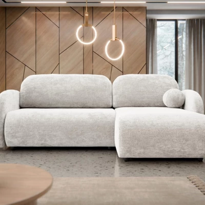 Rohová sedací souprava LACROSSE - světlá šedá 1