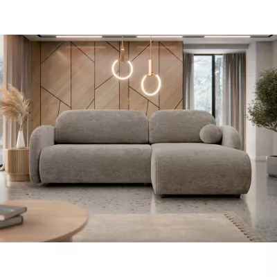 Rohová sedací souprava LACROSSE - hnědá