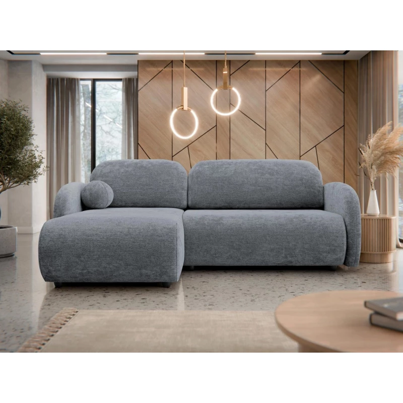 Rohová sedací souprava LACROSSE - tmavá šedá 2