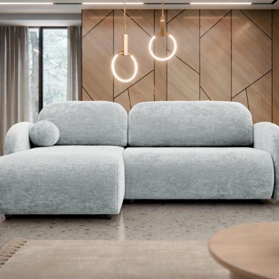 Rohová sedací souprava LACROSSE - světlá šedá 2