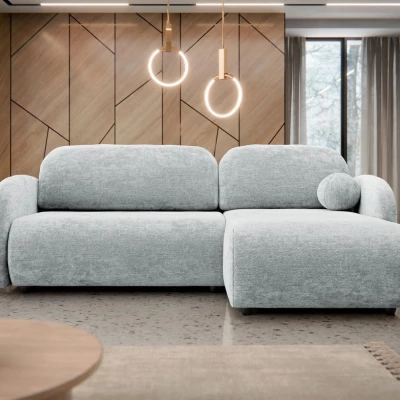 Rohová sedací souprava LACROSSE - světlá šedá 2